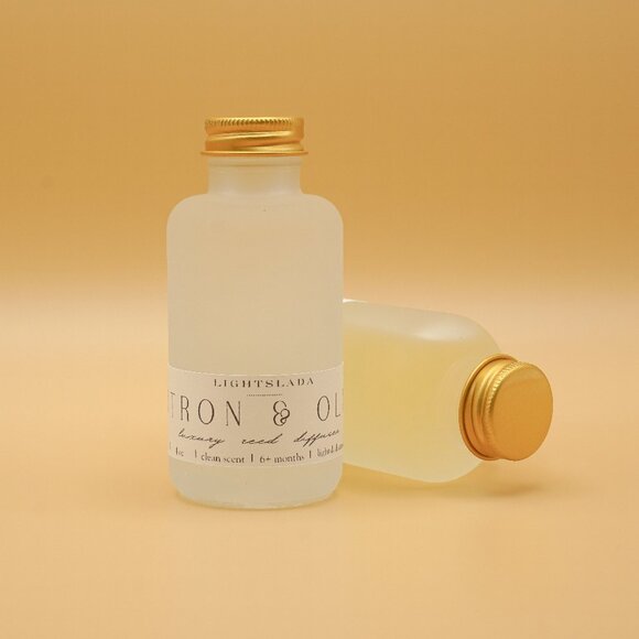 Citron Olive | Long Lasting 6-9 Months+ | Reed Diffuser - Picture 1 of 4